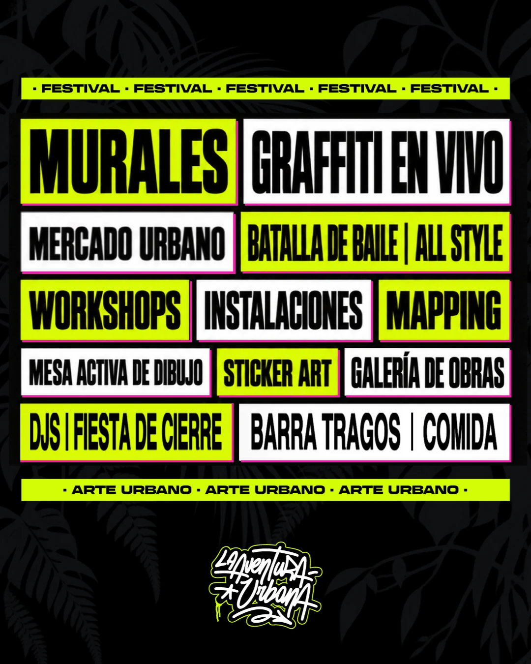 Lo que trae el festival: murales, graffiti en vivo, batallas, DJs y más