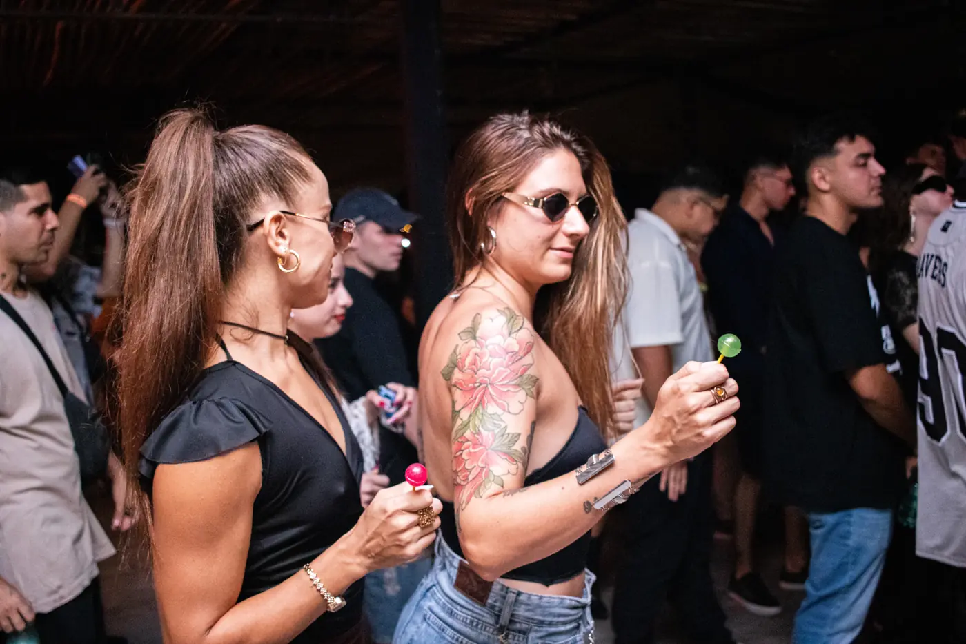 Amigas en la pista